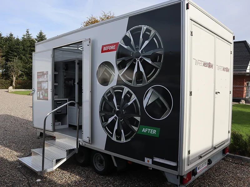 Alloy Wheel Repair Box Trailer