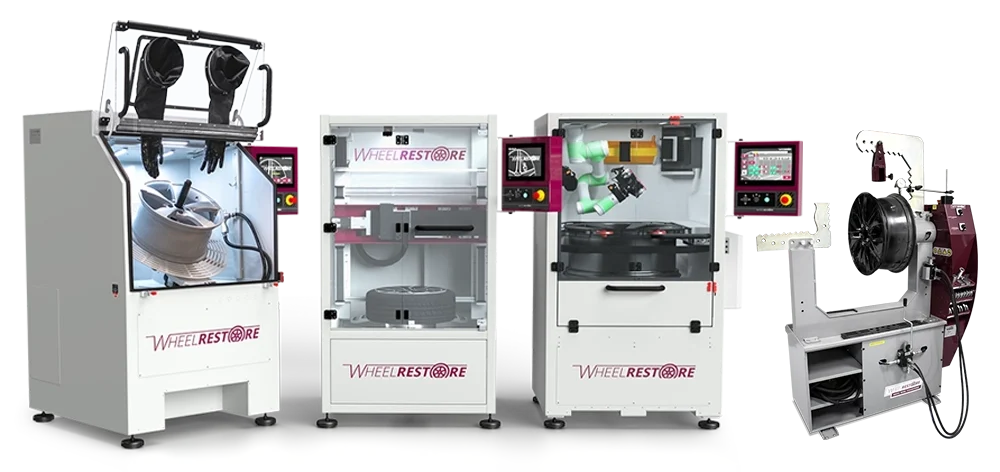 Wheel Restore Group with the WM750, WR-DCM3, WM600, and WM350
